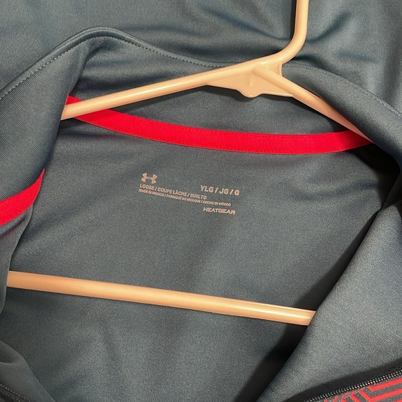 Half Zip Blue Boys Long Sleeve - Picture 3 of 3